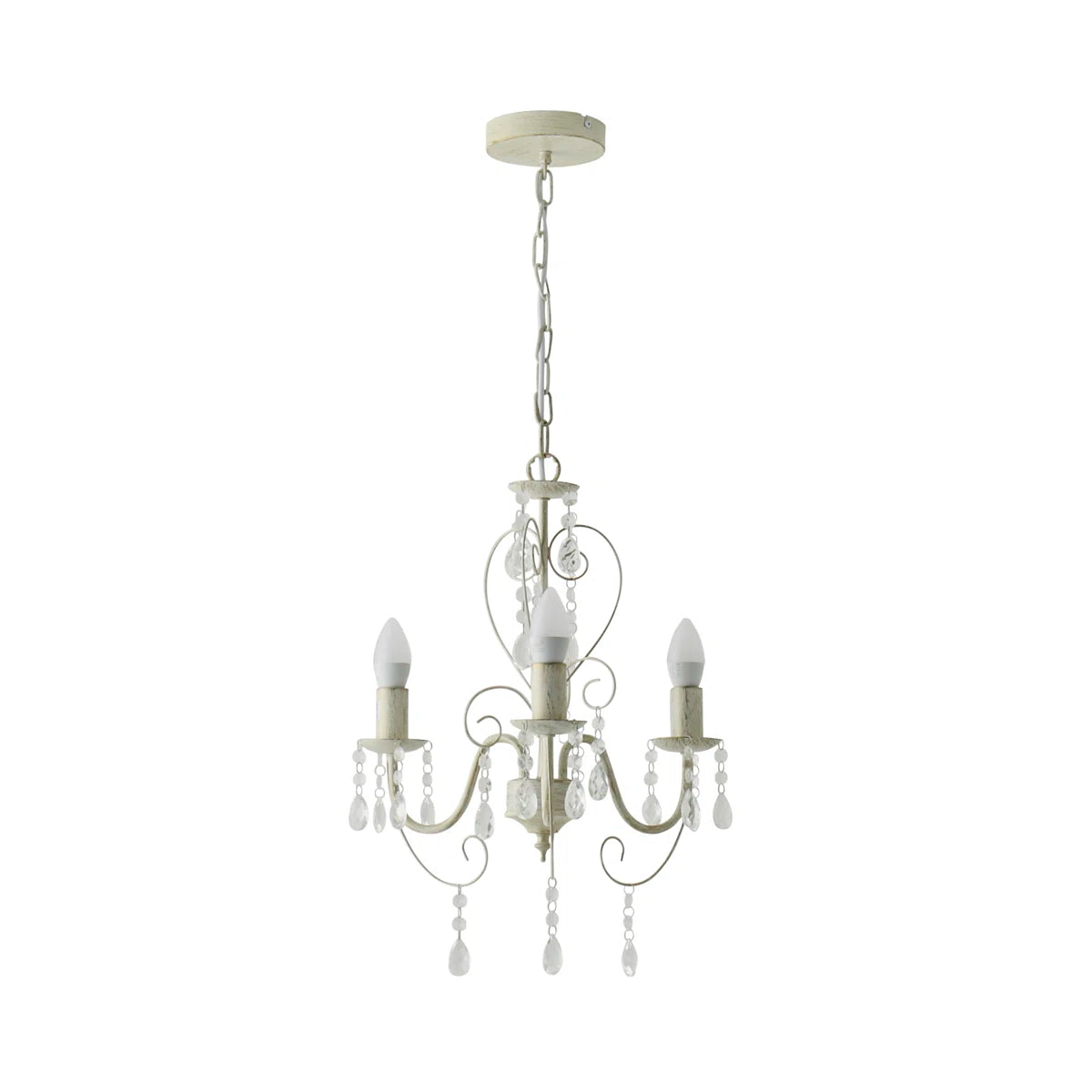 3 - Light Candle Style Chandelier