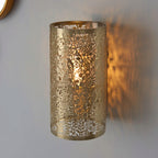Set of two Edie Steel Flush Mounted Sconces by TheChandelierCo, modern wall lighting with sleek steel finish and minimalist design.