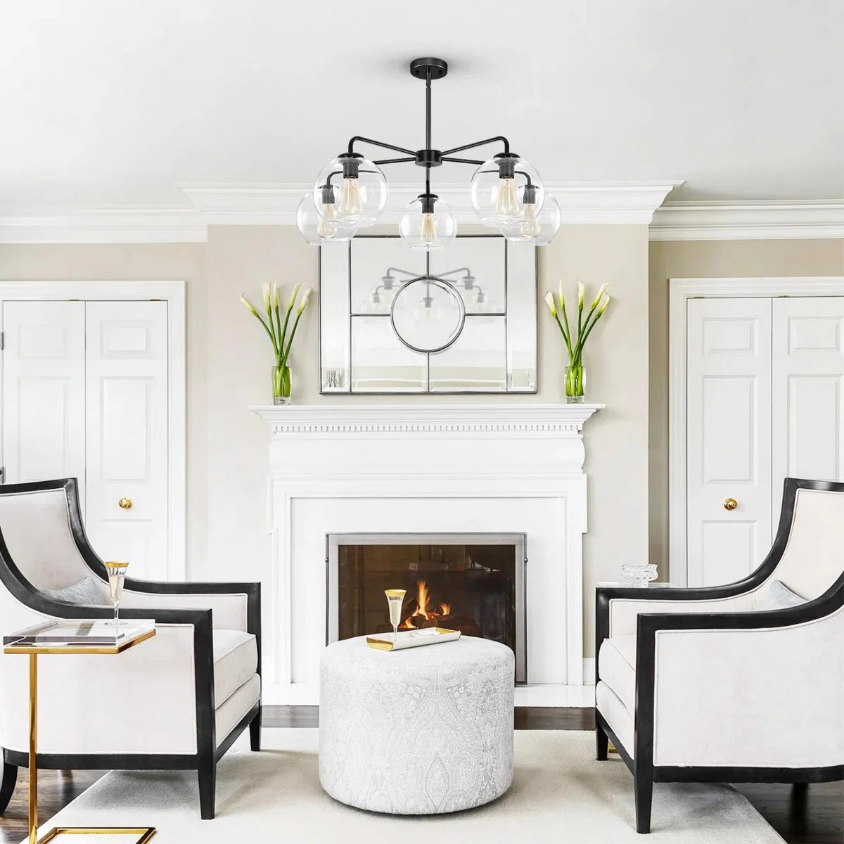 5-Light Sputnik Chandelier