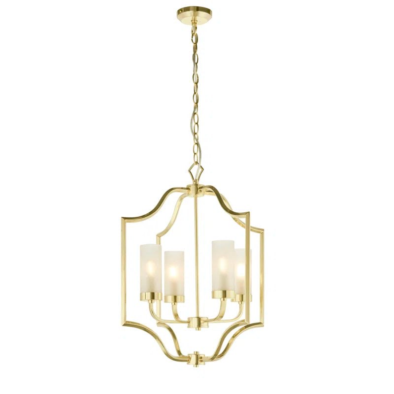 Glenmoor 4 light candle style chandelier by TheChandelierCo featuring elegant candle-style lights and a classic design.