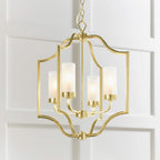 Glenmoor 4 light candle style chandelier by TheChandelierCo with elegant candle-style lights and classic design.