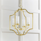 Glenmoor 4 light candle style chandelier by TheChandelierCo with elegant candle-style light fixtures and a classic design.