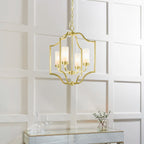 Glenmoor 4 candle-style chandelier by TheChandelierCo featuring four candle holders and elegant metal detailing.
