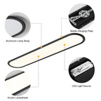 Elegant Gracious 1-Light LED flush mount ceiling light by TheChandelierCo with a sleek modern design and white finish.