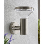 Stainless Steel 4 - Bulb 22.8cm H Integrated LED Outdoor Armed Sconce