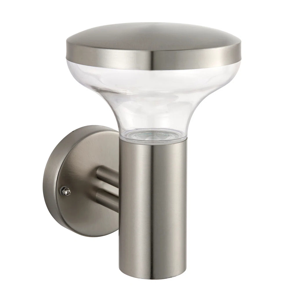 Stainless Steel 4 - Bulb 22.8cm H Integrated LED Outdoor Armed Sconce