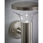 Stainless Steel 4 - Bulb 22.8cm H Integrated LED Outdoor Armed Sconce
