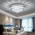 Hurt 40cm LED crystal flush mount light by TheChandelierCo with integrated lighting and elegant crystal design for ceiling installation.