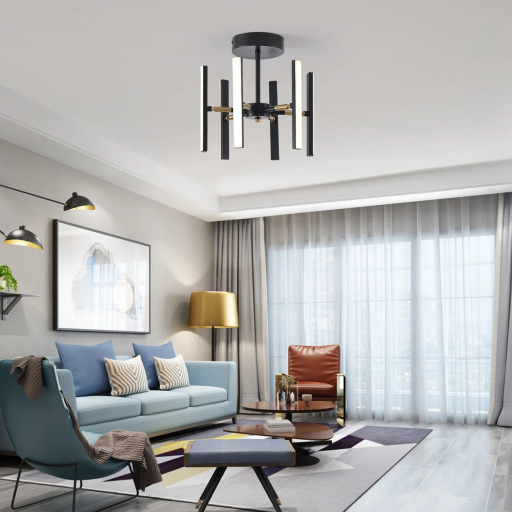 6 - Light Sputnik LED Chandelier