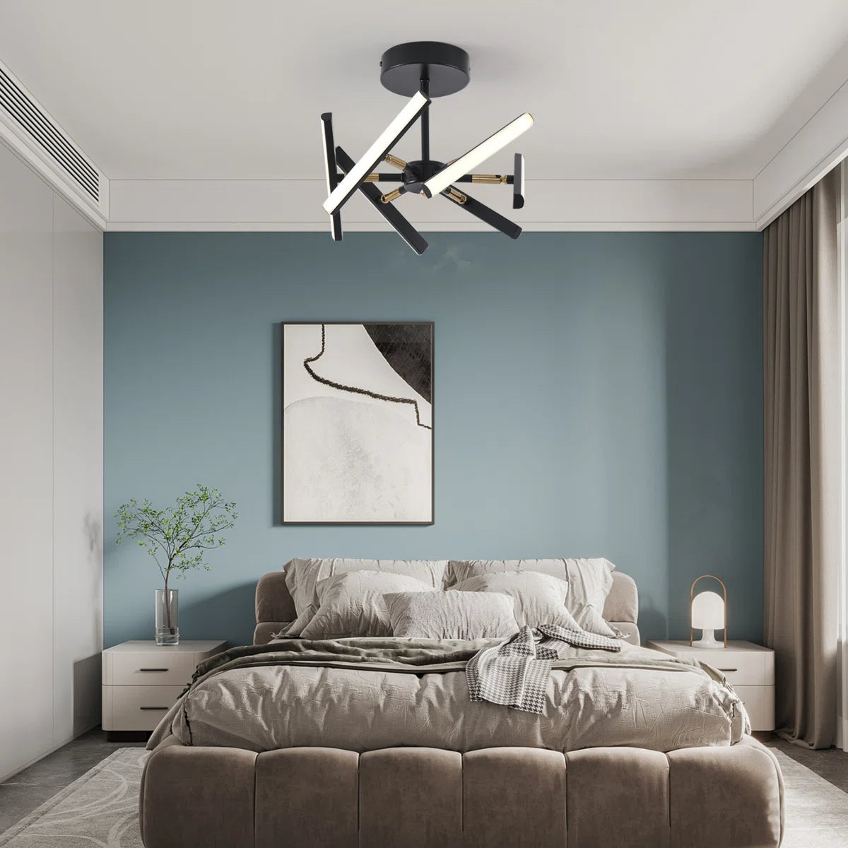 6 - Light Sputnik LED Chandelier