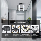 6 - Light Sputnik LED Chandelier