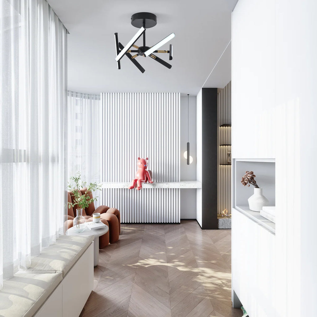 6 - Light Sputnik LED Chandelier