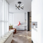 6 - Light Sputnik LED Chandelier