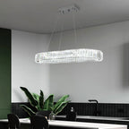 Light Crystal LED Chandelier from TheChandelierCo featuring sparkling crystal accents and modern design for elegant lighting.