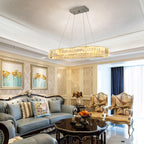 Elegant Kirt 1 Light Crystal LED Chandelier by TheChandelierCo with shimmering crystal accents and modern design.