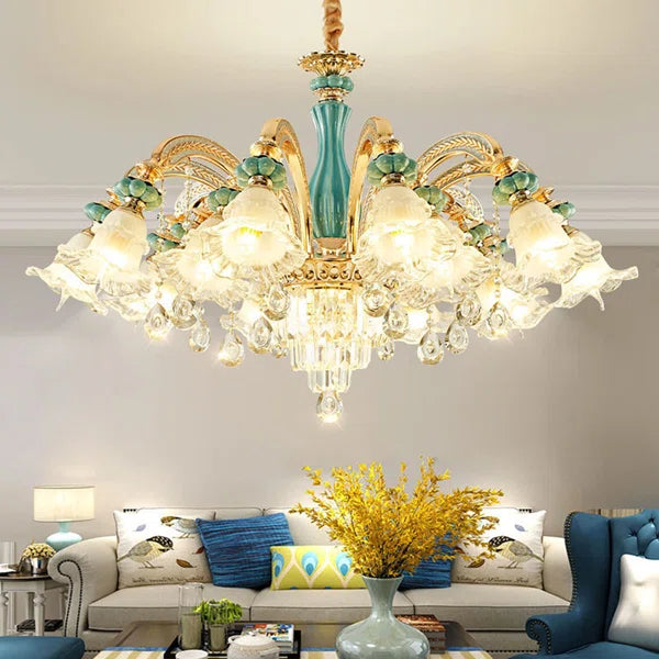 10 - Light Crystal Chandelier