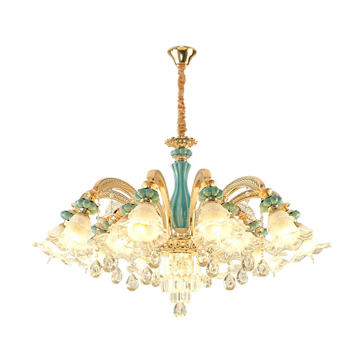 10 - Light Crystal Chandelier