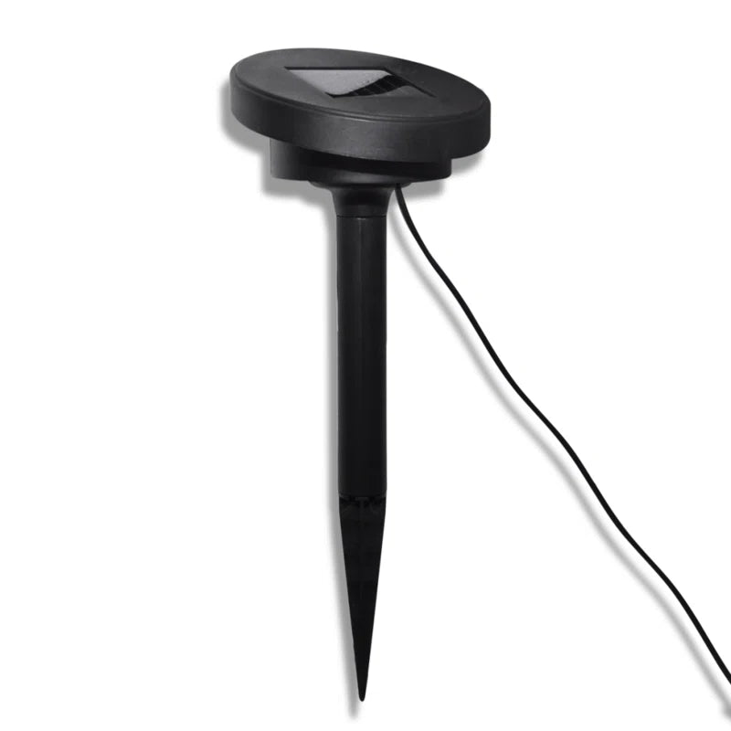 Set of three LED pathway lights from TheChandelierCo, weather-resistant outdoor lighting with modern design for garden pathways