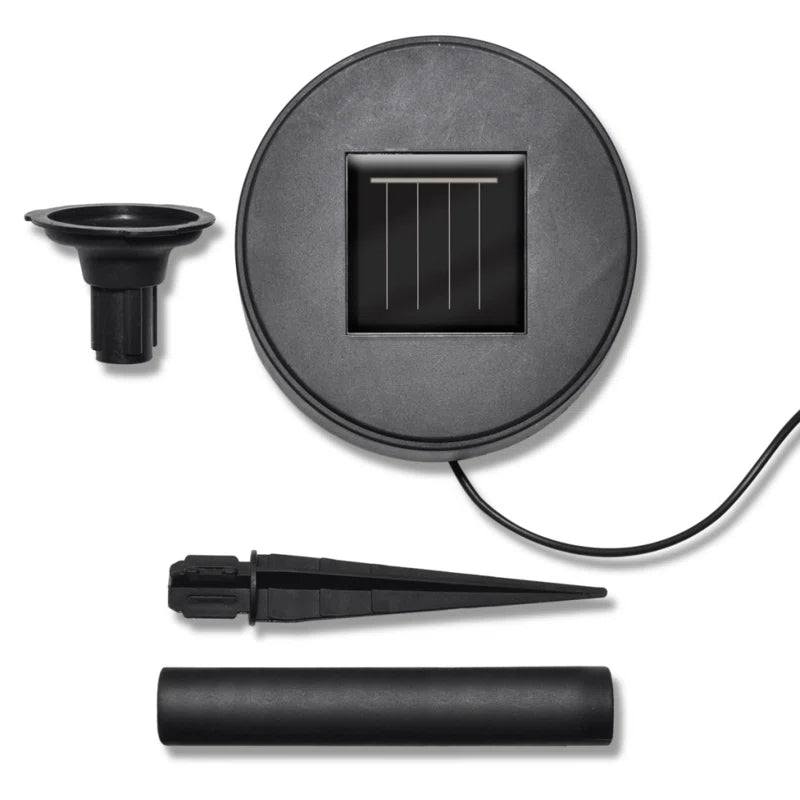 Set of three LED pathway lights by TheChandelierCo, modern outdoor lighting fixtures for garden and walkway illumination.