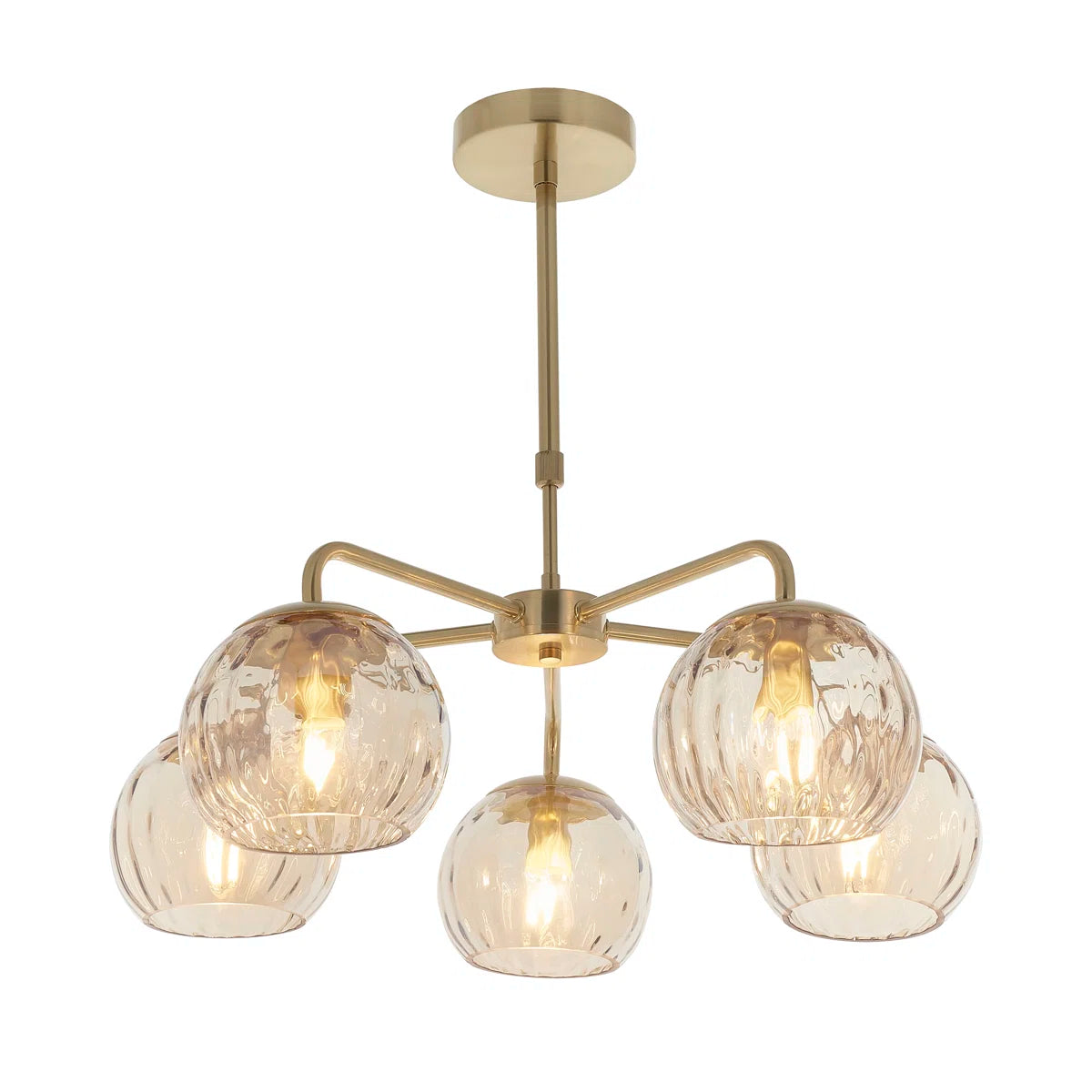 Litchford 5-light chandelier by TheChandelierCo featuring elegant design with five hanging lights and classic metal finish.