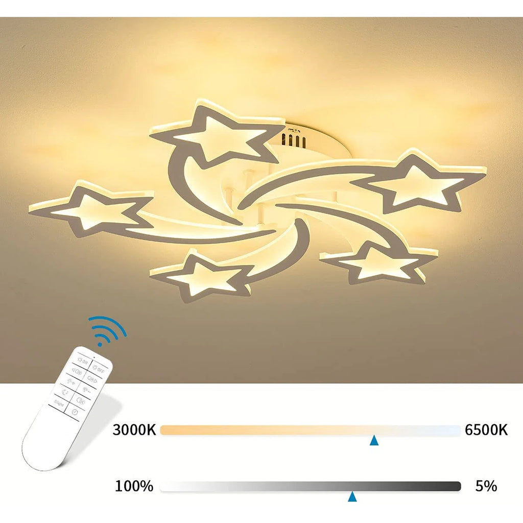5-Light 65cm LED Flush Mount