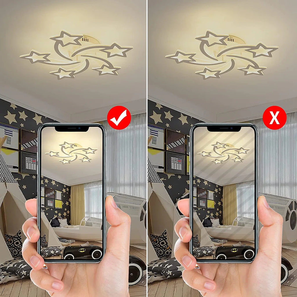 5-Light 65cm LED Flush Mount