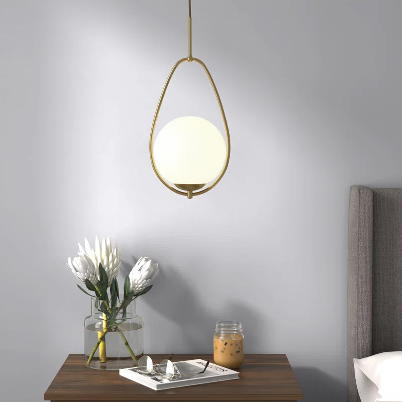 Malchow Light LED Pendant hanging fixture by TheChandelierCo with sleek modern design and soft white illumination.