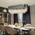 10-Light Crystal Chandelier