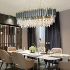 10-Light Crystal Chandelier