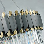 10-Light Crystal Chandelier