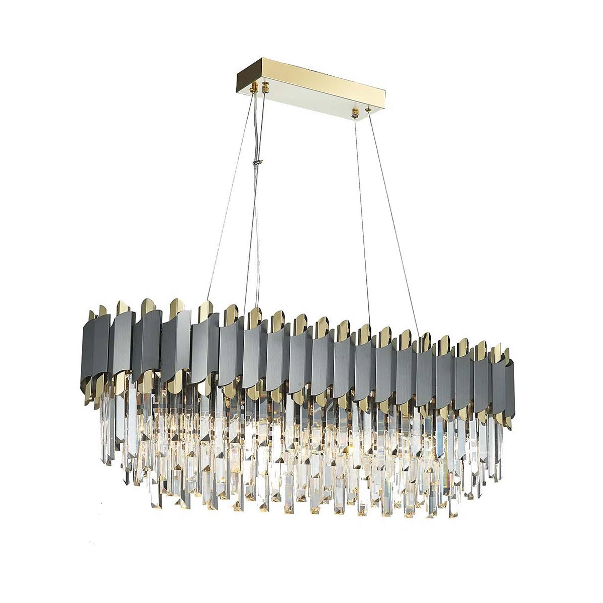 10-Light Crystal Chandelier