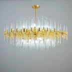 Elegant Mchugh 18 light chandelier by TheChandelierCo featuring a classic design with multiple crystal accents and metal framework.