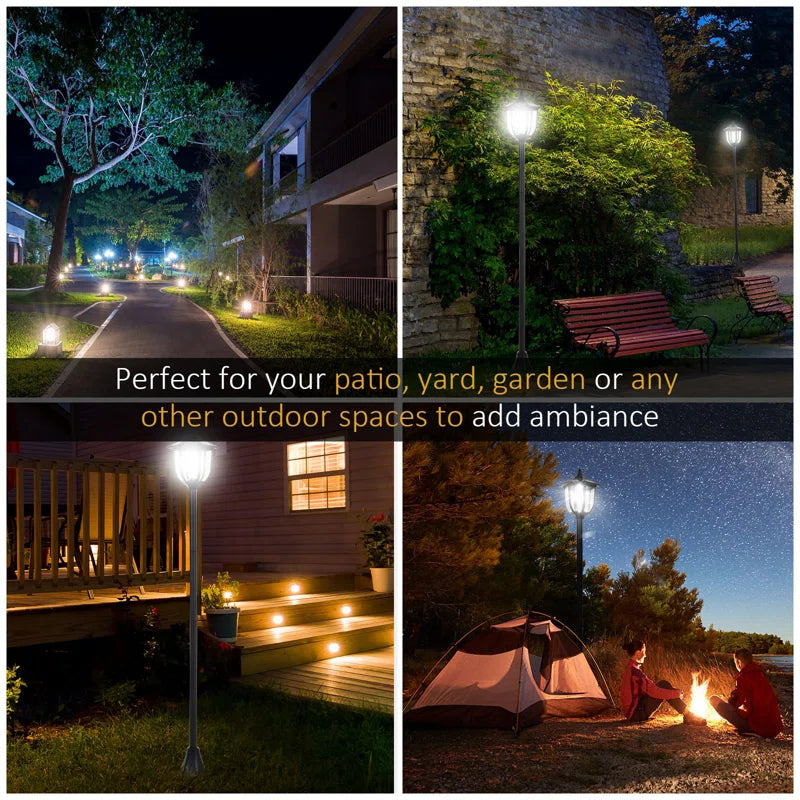 Full view of the Mellery Lamp Post by TheChandelierCo, showcasing its elegant design and classic outdoor lighting style.