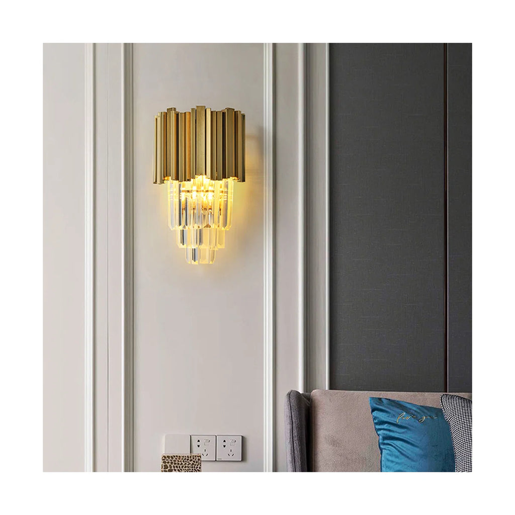 Stainless Steel Flush Mounted Sconce