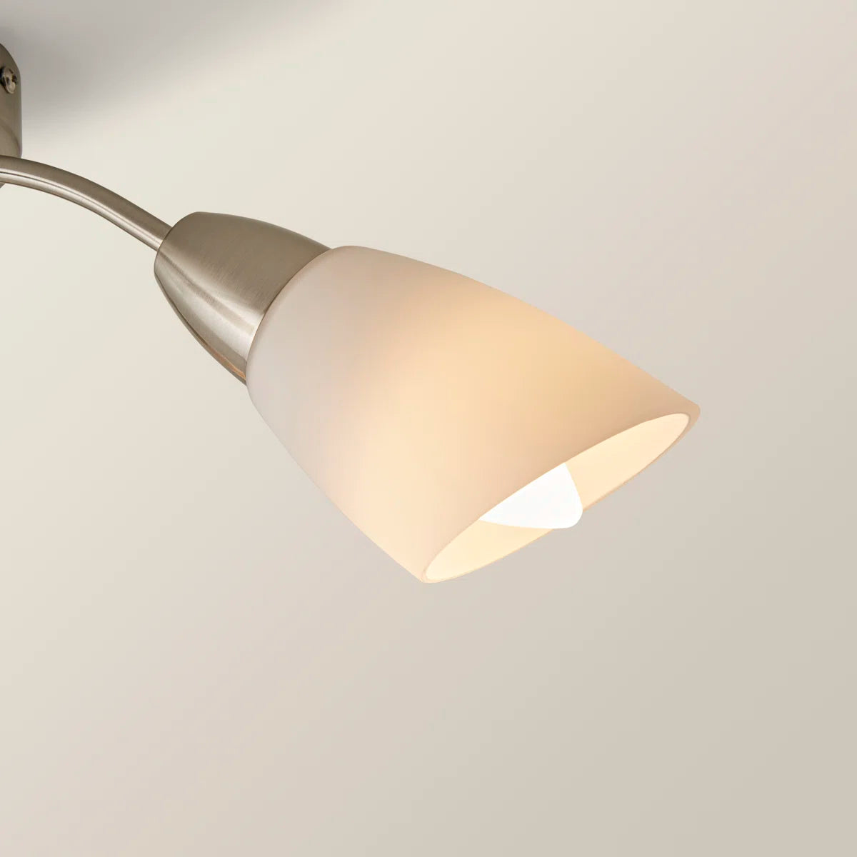 Glass Semi Flush Mount