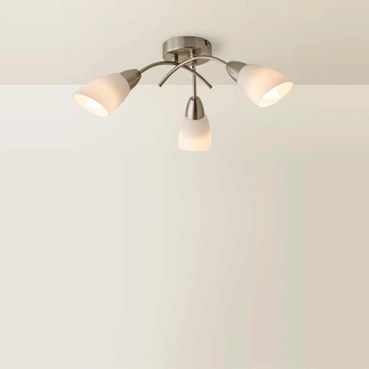Glass Semi Flush Mount