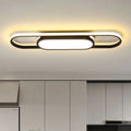 Muscato 1-light 70cm LED flush mount ceiling light by TheChandelierCo, featuring a sleek modern design with a white diffuser.