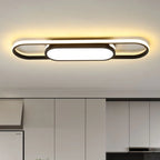 Muscato 1-light 70cm LED flush mount ceiling light by TheChandelierCo, featuring a sleek modern design with a white diffuser.
