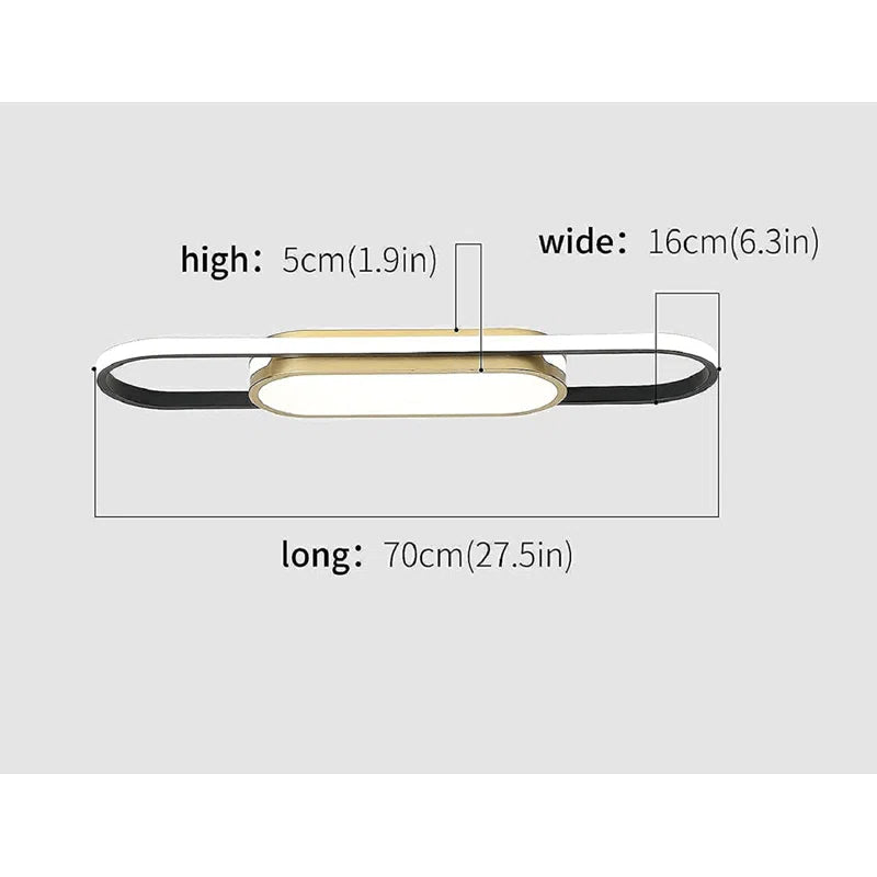 Muscato 1-light 70cm LED flush mount ceiling light by TheChandelierCo featuring a sleek, modern design with a white diffuser.