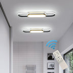 Muscato 1-light 70cm LED flush mount ceiling light by TheChandelierCo, featuring a sleek modern design and white finish.
