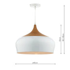 Nataly 1 light dome pendant by TheChandelierCo hanging with a modern design and warm light, showcasing its sleek fixture.