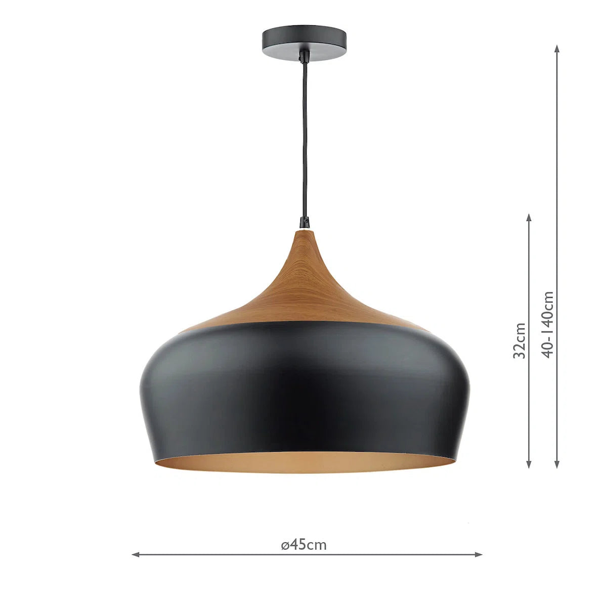 Nataly 1 Light Dome Pendant by TheChandelierCo hanging from ceiling with a sleek, modern design and warm lighting.