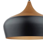 Nataly 1 light dome pendant from TheChandelierCo with a sleek, modern design featuring a white dome shade and gold accents.