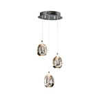 3 - Light Chrome LED Cluster Pendant