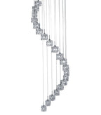 Neil 20-light cluster chandelier by TheChandelierCo with multiple glass globes and a modern design for elegant lighting.