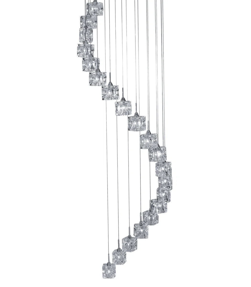 Neil 20-light cluster chandelier by TheChandelierCo with multiple glass globes and a modern design for elegant lighting.