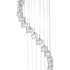 Neil 20-light cluster chandelier by TheChandelierCo featuring multiple glass globes and a modern metal frame for elegant lighting.
