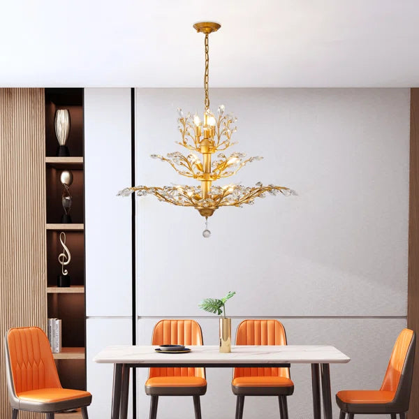 11 - Light Crystal Dimmable Empire Chandelier