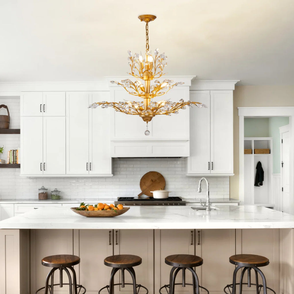 11 - Light Crystal Dimmable Empire Chandelier