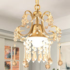 1 - Light Dimmable Crystal Empire Chandelier